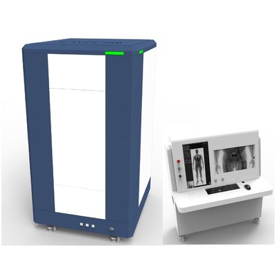Dual View Full Body Scan Machine Vertical Scanning For Government Buildings